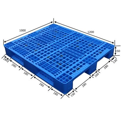 Industrial Packaging Euro Pallet for Warehouse Transport and Stain-resistant Plastic