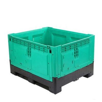620L Capacity HDPE Collapsible Plastic Pallet Box for Fruit Storage 1200*1000*760mm