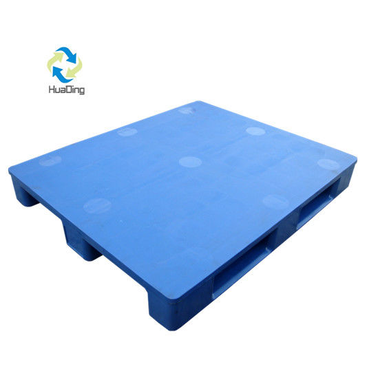 Single Face Euro Steel Reinforced Plastic Pallets for Hand Lift and Electric Forklift