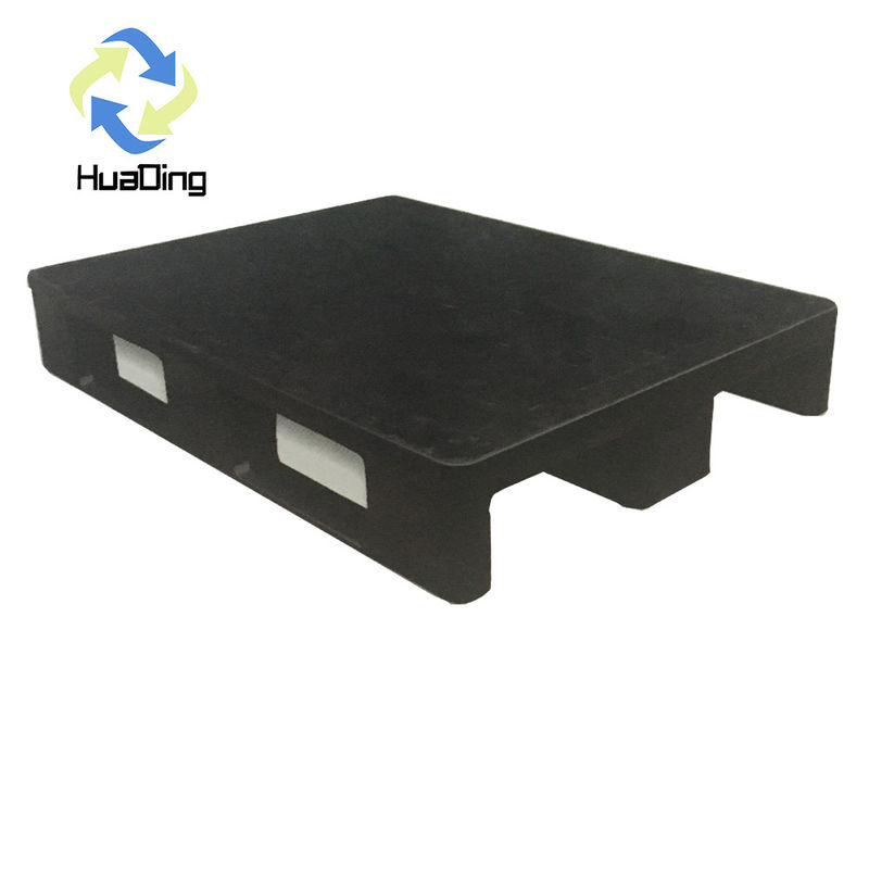 Single Face 1000*1000mm Plastic Pallets Heavy Duty 1T Capacity with 7 Steel Tubes