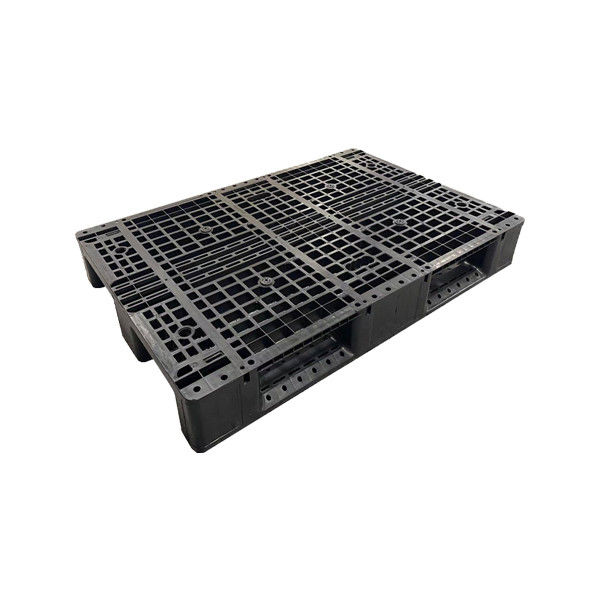 Dynamic Load 1.5T HUADING 1210 Size Blow Molding Plastic Pallet for Industrial Packaging