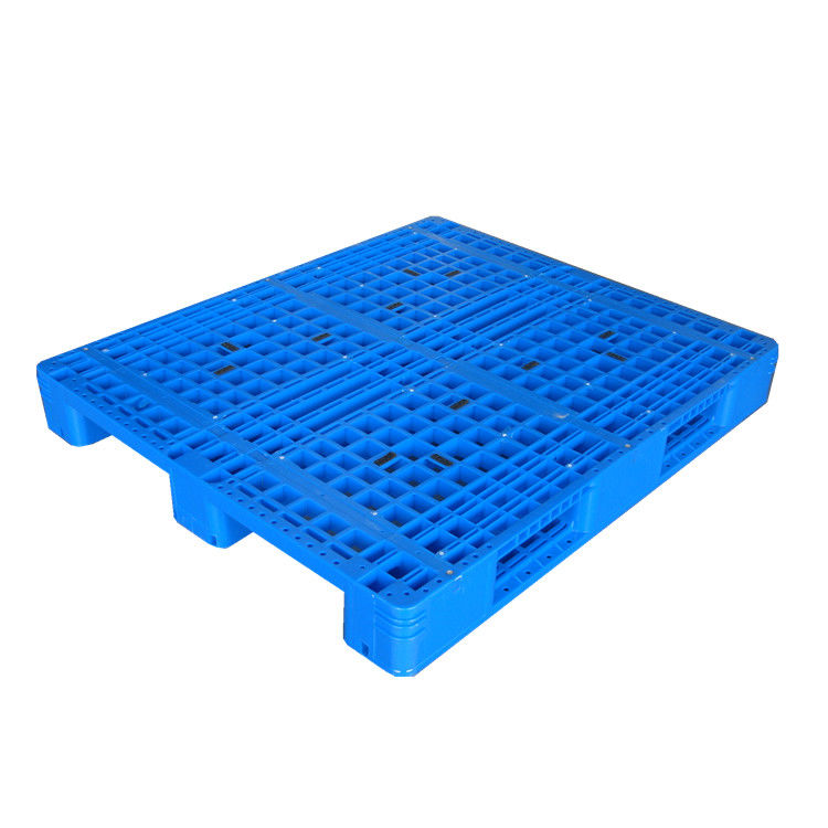 HUADING HDPE Single Face Perforated Plastic Pallet for Warehouse Racking 6T Static Load