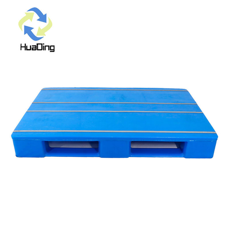 Single Faced Euro HDPE Material Pallet for Medicine and Food Industry Static Load 6 T