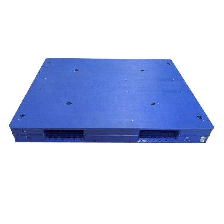 HUADING Hygienic Food Grade Cold Storage 3 Skids Plastic Pallet with Antislip Feature