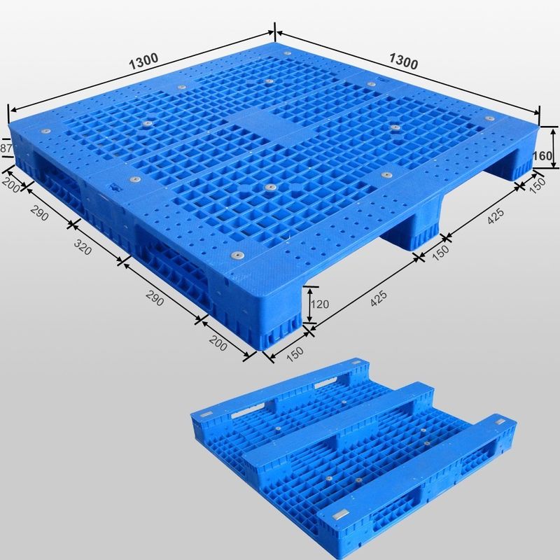 1300*1300*150mm European Single Faced Wood Plastic Pallet for Safe and Secure Storage