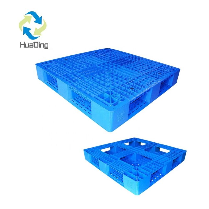 L1200*W1000*H150 Mm Dynamic Load 1.5T Large Full Perimeter Stackable Plastic Pallets