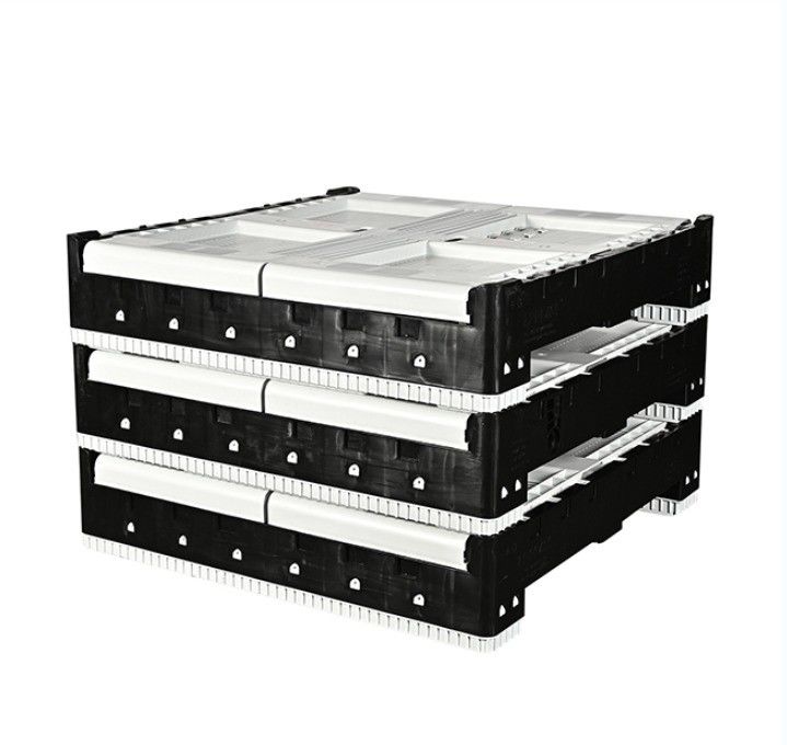 Single Faced HDPE Foldable Plastic Container Bin for Warehouse Storage in Australia