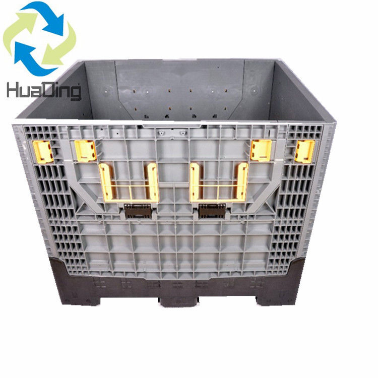 55.50kgs Load Capacity Large Foldable Plastic Virgin HDPE Industry Pallet Container