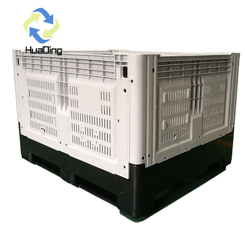1200*1000*810mm Foldable Stackable Plastic Storage Pallet Box Container Bin Heavy-Duty