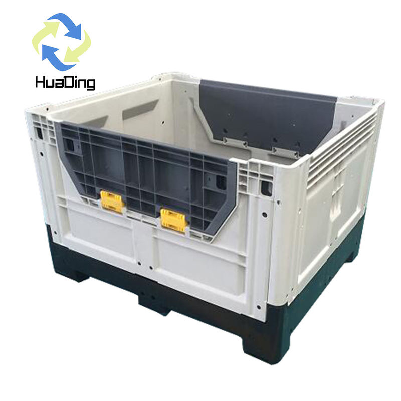 Versatile HUADING Plastic Pallet Box for Fruits and Vegetables Customizable Labeling
