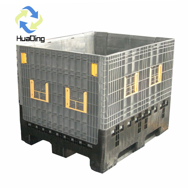 HUADING Industrial Pallet Box Product No HDFPC1210H975A with Wheels and Labeling Options