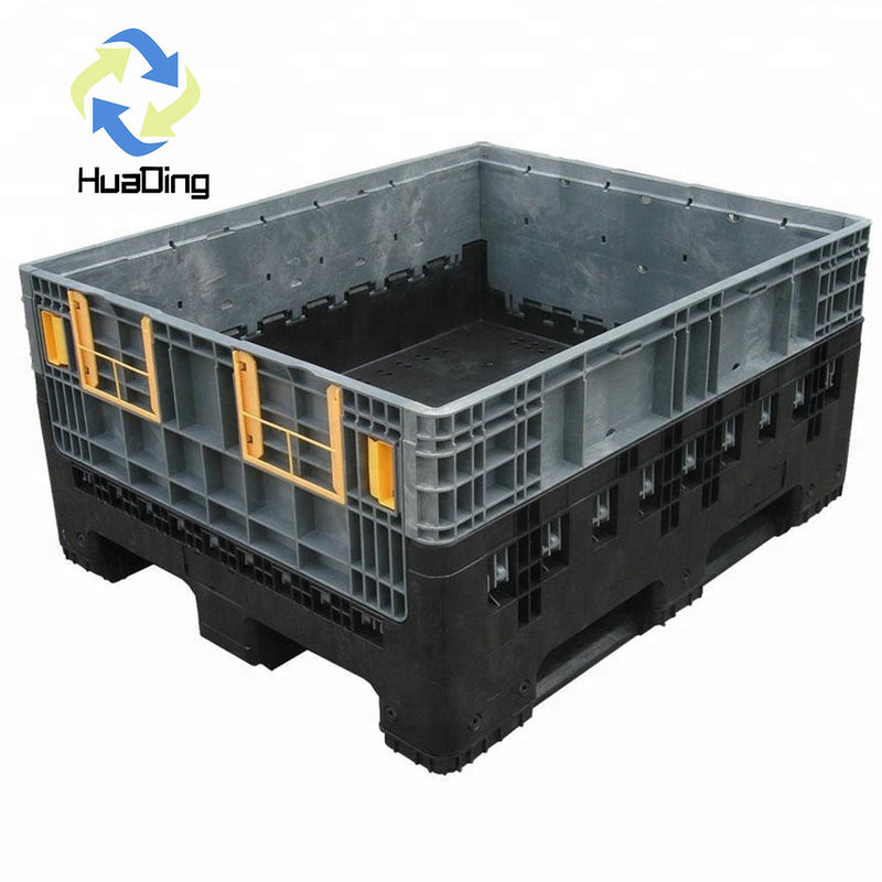 HUADING Big Bulk Collapsible Plastic Containers 1200*1000*590mm External Specification