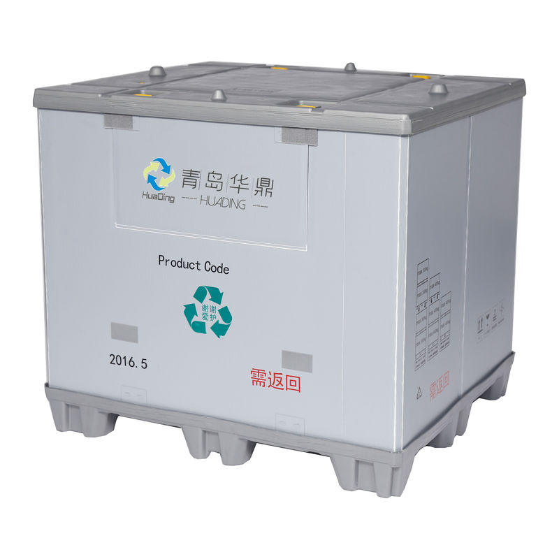 Dynamic Load 1500 kg Collapsible Plastic Coaming Board Crate for Automotive Industry