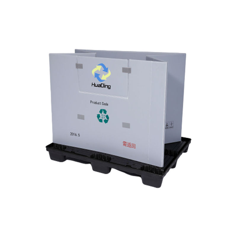 Customized Plastic Injection Molding Foldable Pallet Box for Reusable Gaylord Box