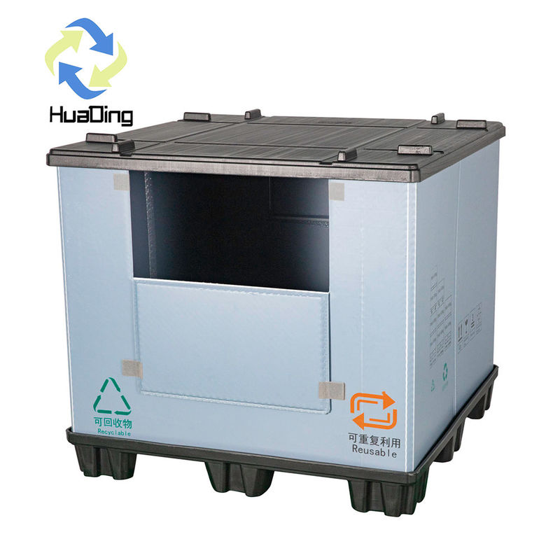 Industrial Vegetable Recyclable PP Sleeve Box Collapsible Plastic Pallet Box